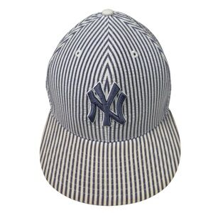 New Era 59FIFTY New York Yankees Fitted 7 5/8 Seersucker Vintage Y2K